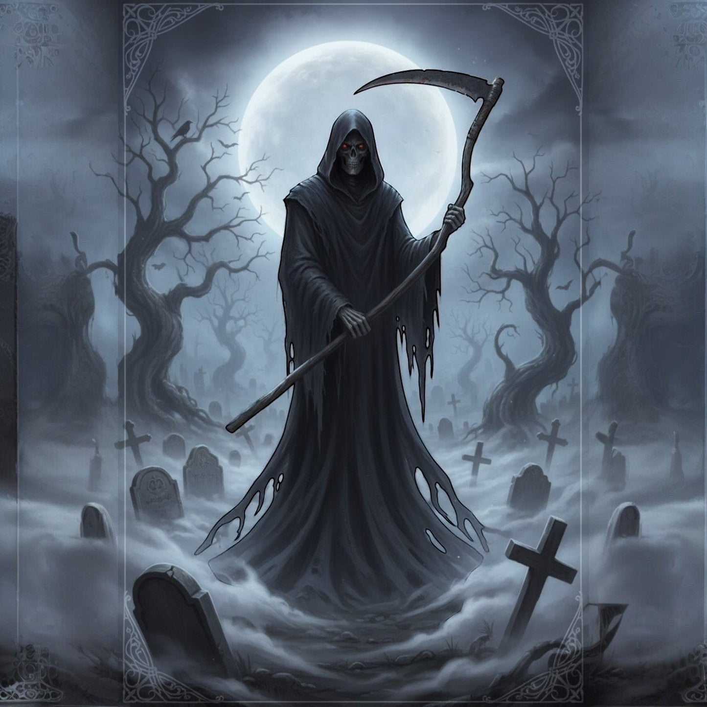 AI generated grim reaper image