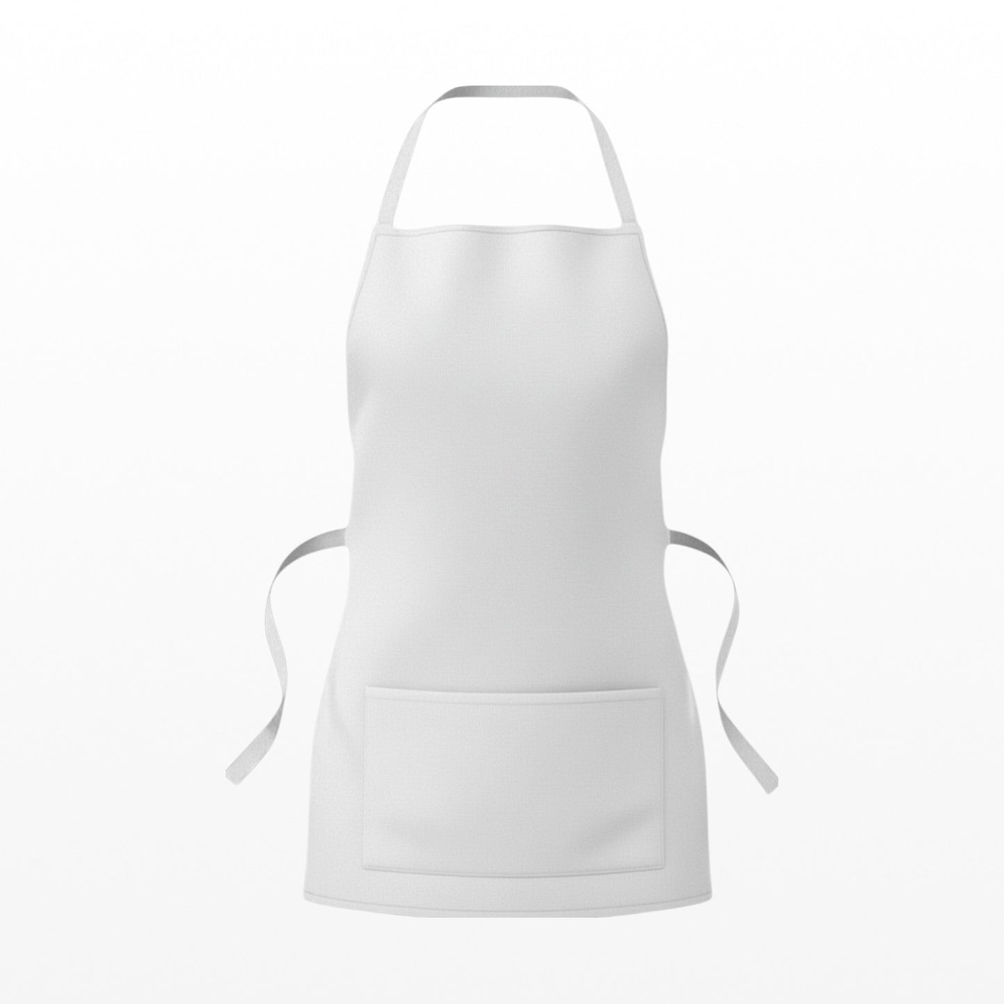 Blank white apron