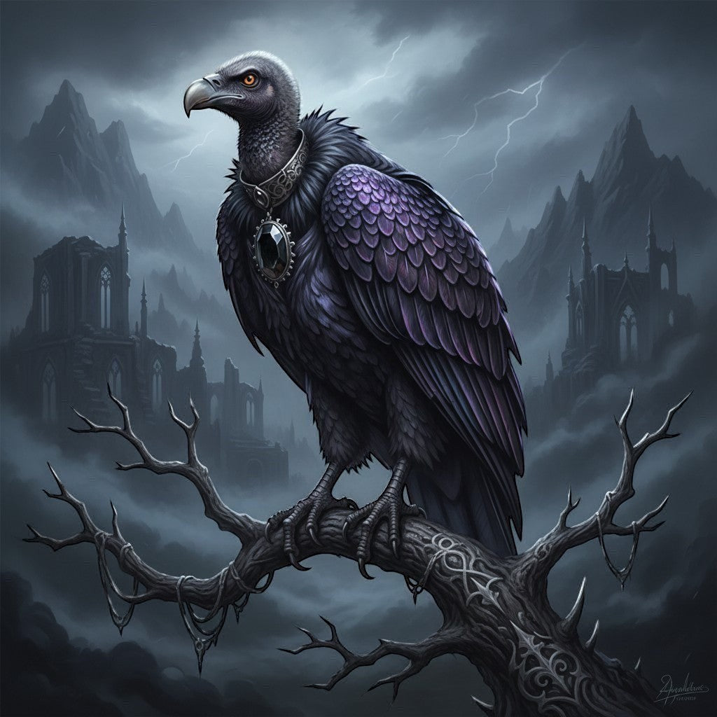 AI generated vulture image