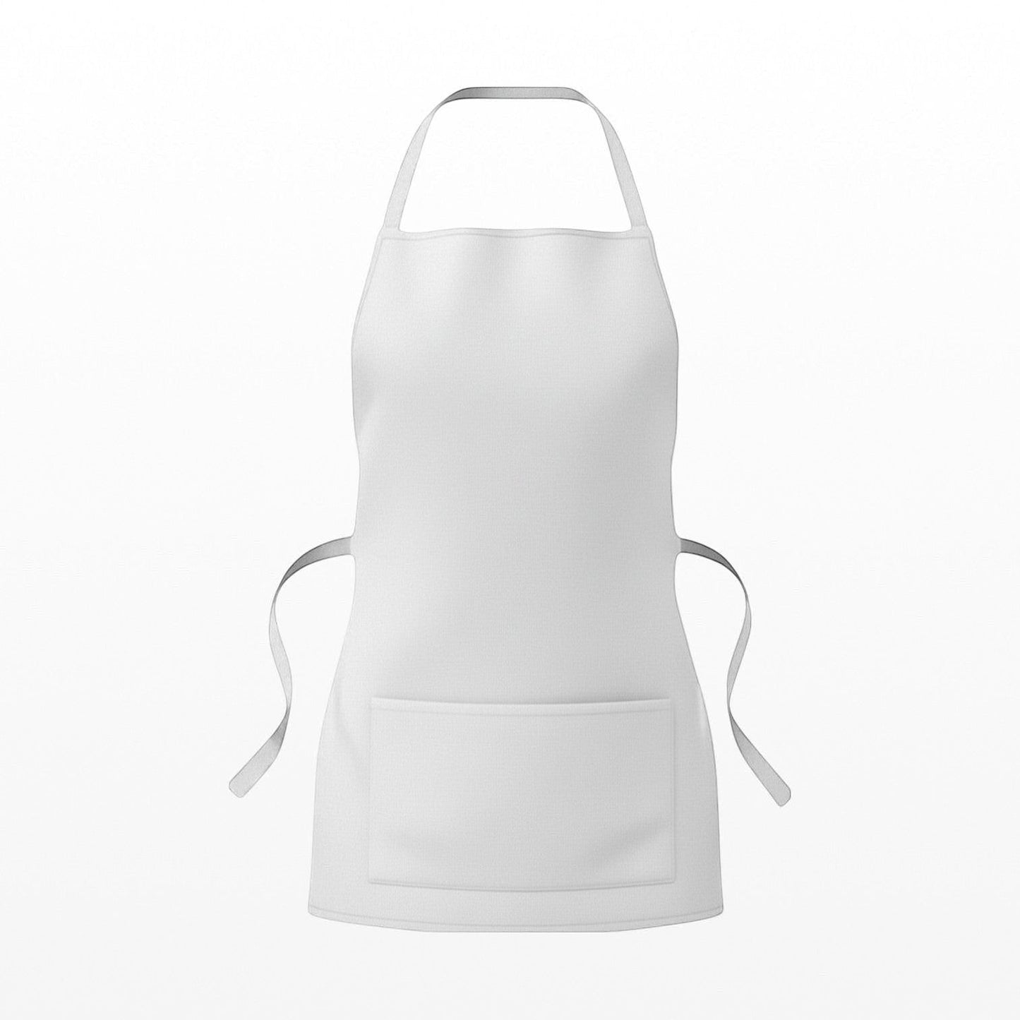 Blank white apron