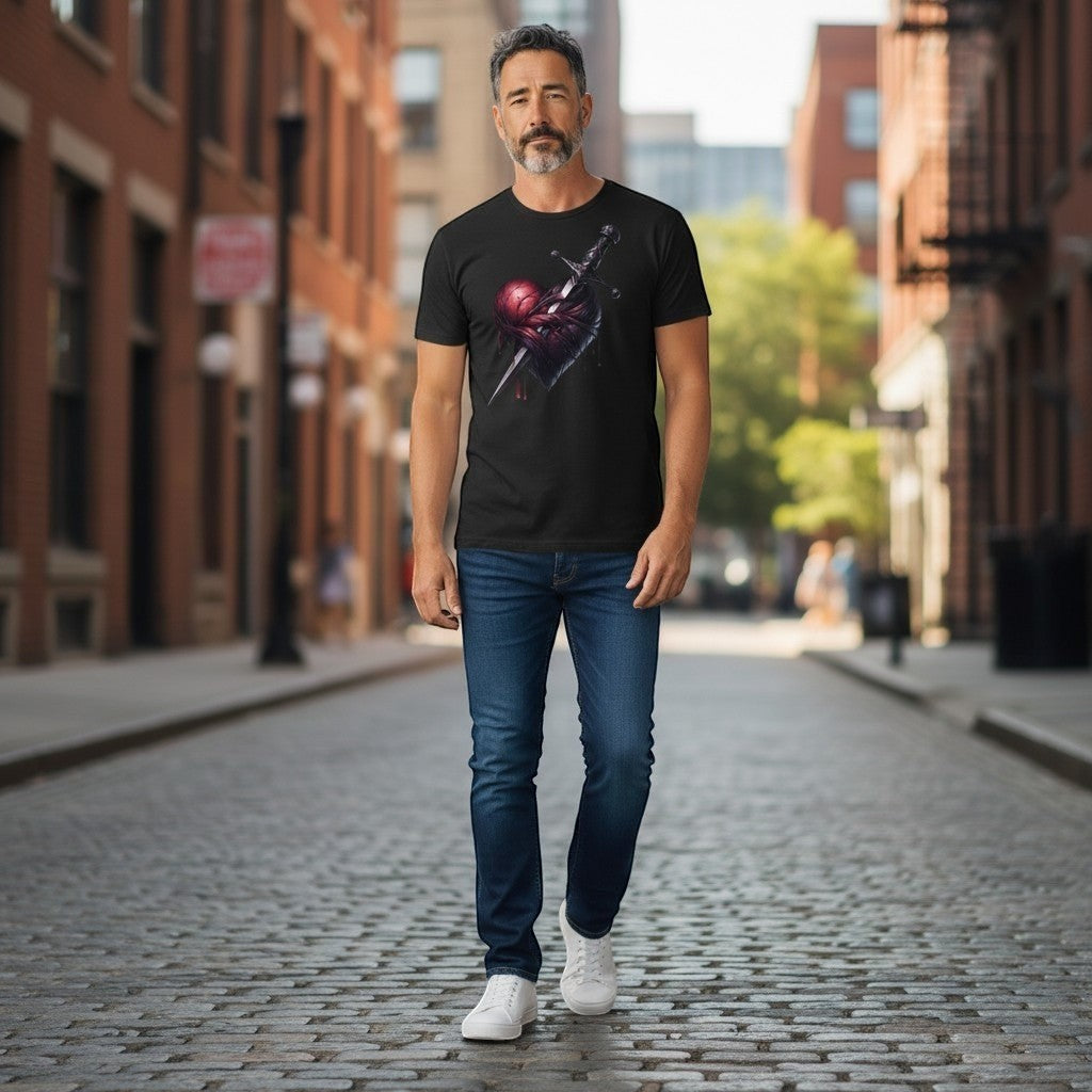 Gothic T-Shirt | Heart & Dagger