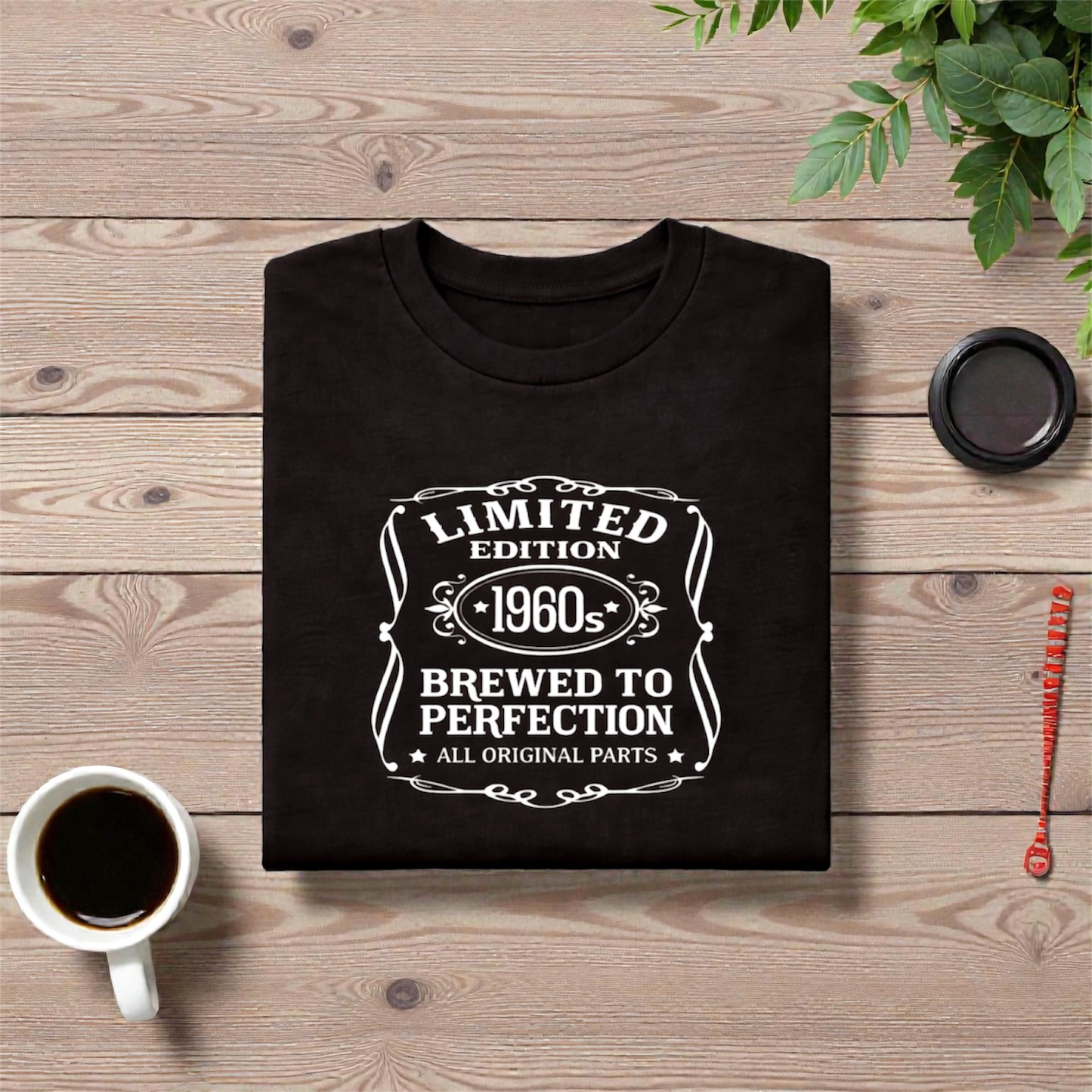 Decade edition t-shirt folded gift idea