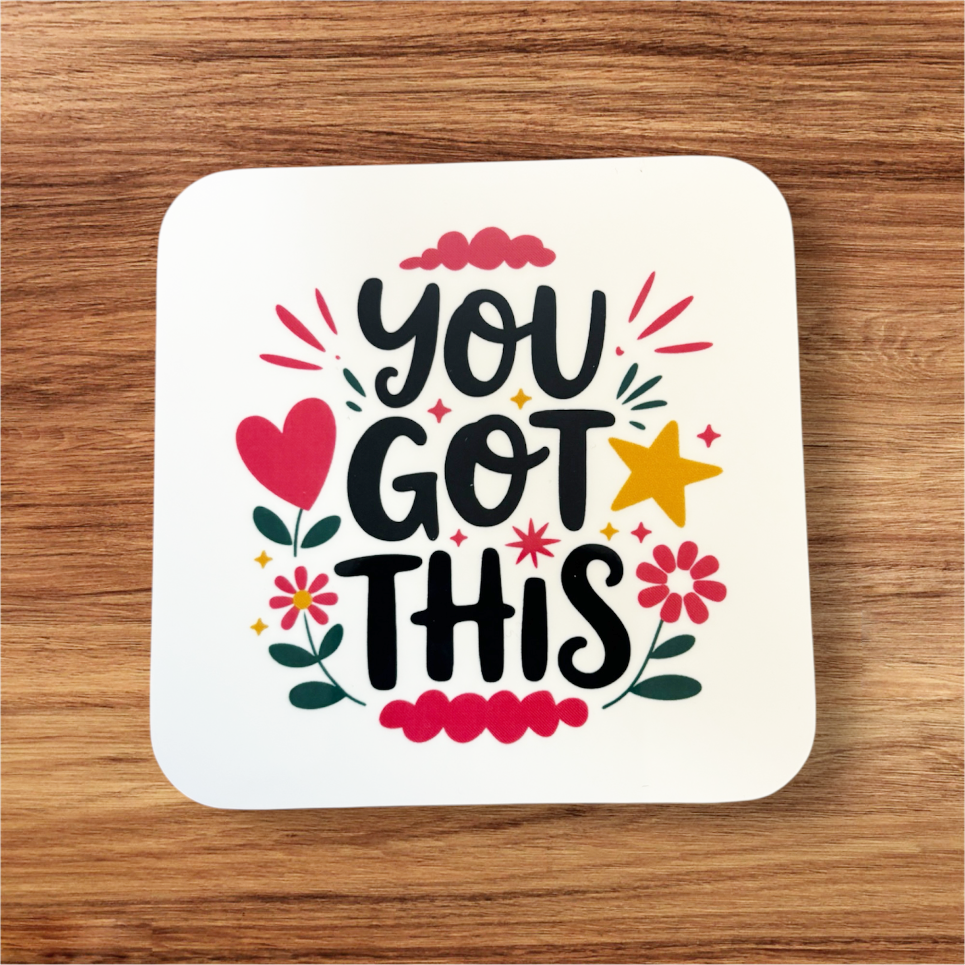 you got this square mdf coaster